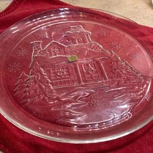 Beautiful 🎄“Coming Home for the Holidays”🎄 Glass Plate